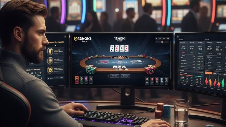 Pemain poker online menggunakan 12hoki Login untuk menerapkan strategi ala profesional, membaca lawan, dan memanfaatkan bonus
