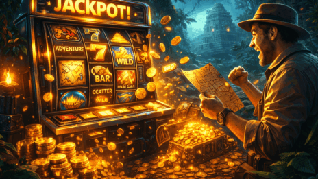 slot bertema petualangan hokijoss dengan harta karun dan mesin slot